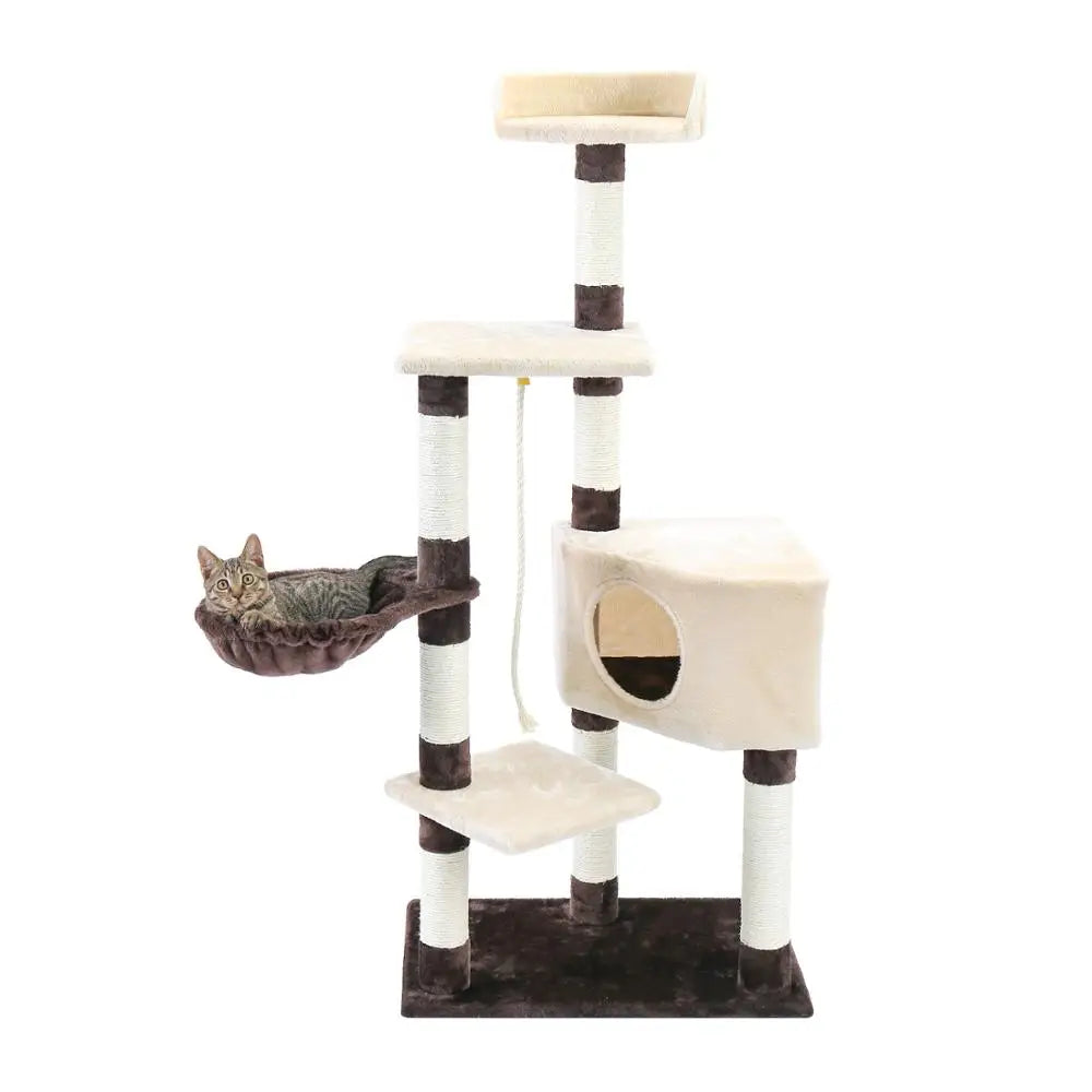 Fast Delivey Cat Tree Multilevel Cat Towers with Luxury Condos Cat Tree Tower Kitten
