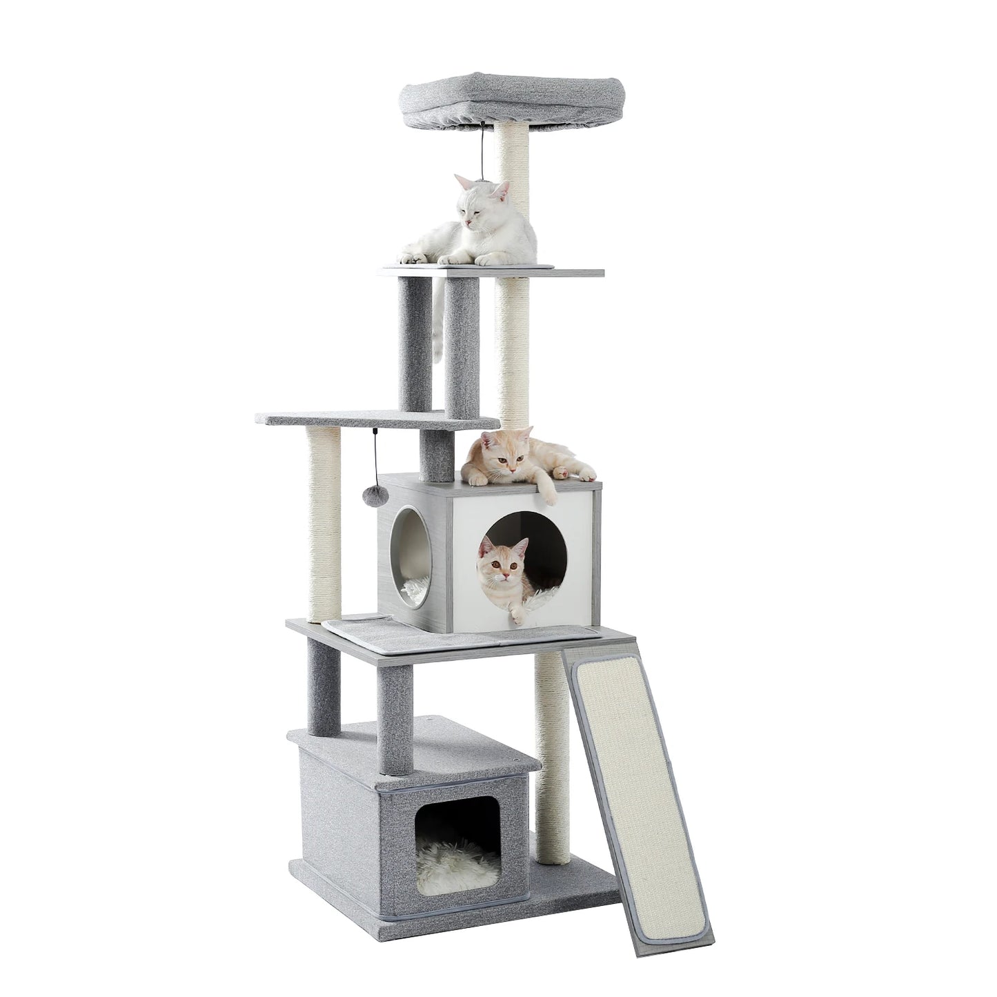 Fast Delivey Cat Tree Multilevel Cat Towers with Luxury Condos Cat Tree Tower Kitten
