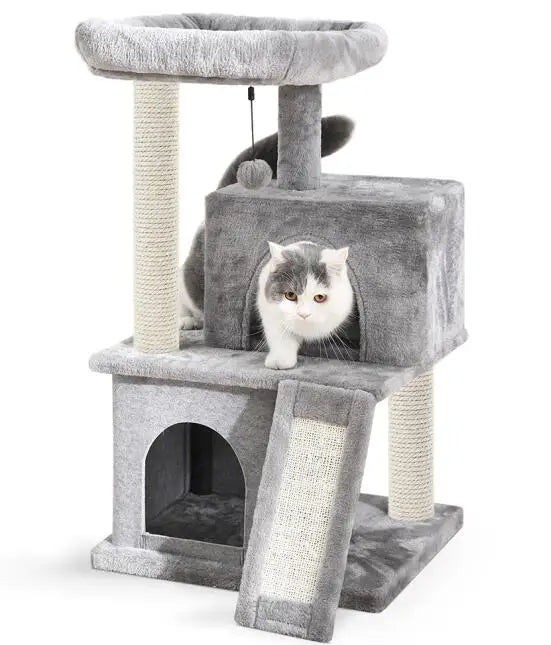 Fast Delivey Cat Tree Multilevel Cat Towers with Luxury Condos Cat Tree Tower Kitten