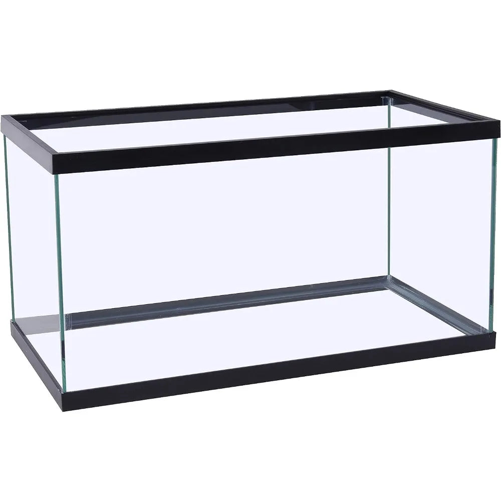 Rectangular Glass Aquarium Fish Tank, 29 Gallons Fishbowl, Assorted Color, Aquatic