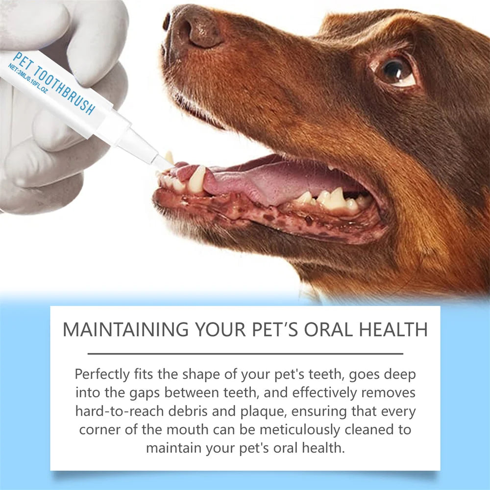Pets Dogs Teeth Cleaning Tools Pet Dogs Cat Beauty Toothbrush Clean Kit Tartar Remover Teeth Dogs Cats