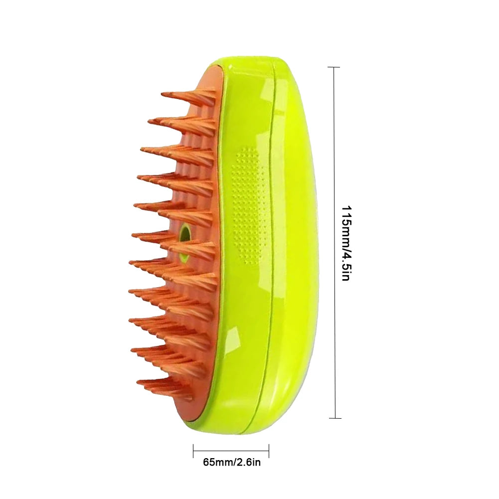 3 In 1 Cat Steamy Brush Dog Grooming Comb Self Cleaning Steam Cat Brush for Massage Dog Cat Hair Remover Comb
