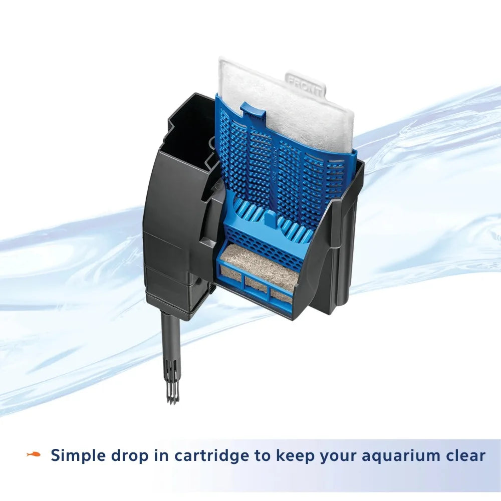 Aquarium Starter Kit 10 Gallon Glass Fish Tank LED Lighting Filter and Heater