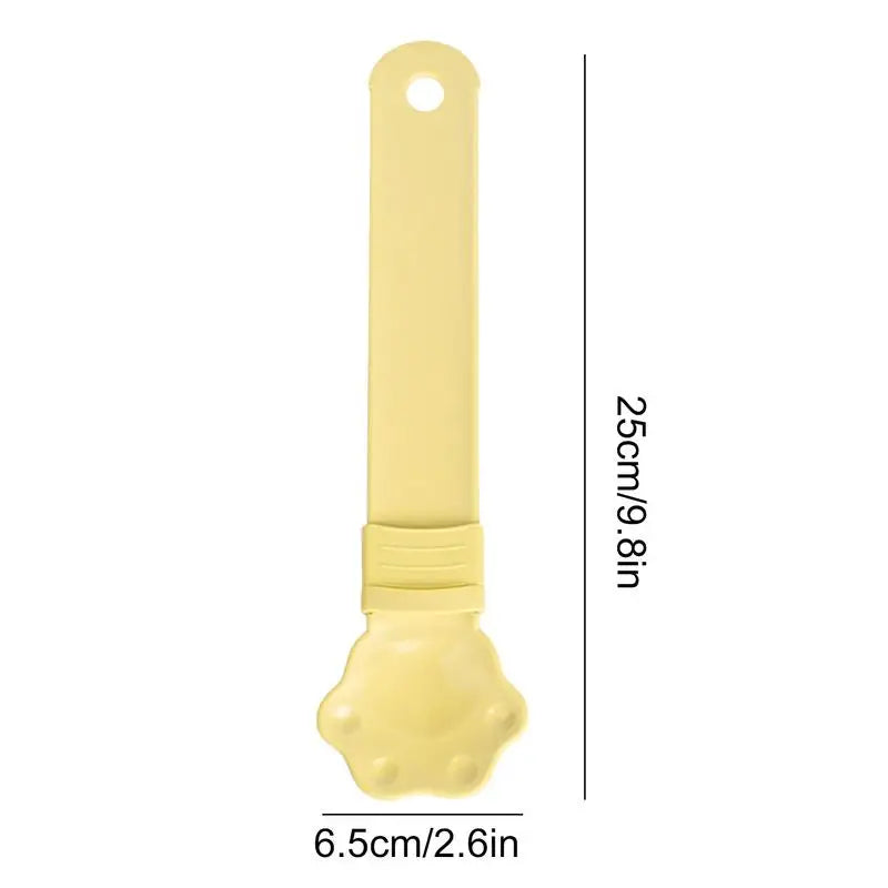 Cat feeder cat strip squeeze spoon pet liquid snack spoon liquid feeding food squeezer without residue cat feeder pet supplies