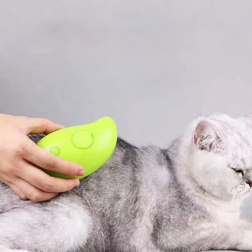 3 In 1 Cat Steamy Brush Dog Grooming Comb Self Cleaning Steam Cat Brush for Massage Dog Cat Hair Remover Comb