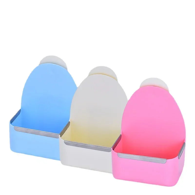 Plastic Pet Food Bowl Rabbit Fixed Large capacity Feeder Anti-drop Impact-resistant Feeder Bowl Bunny Feeding
