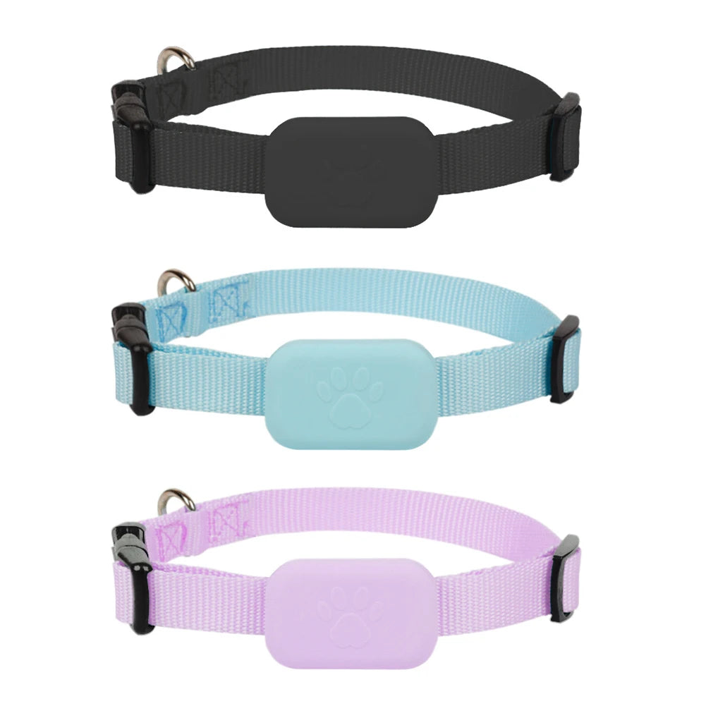 For iOS Mini GPS Tracker Battery Operated Dog Collar for Small Medium-Large Dogs