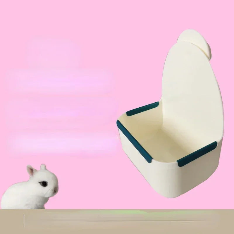 Plastic Pet Food Bowl Rabbit Fixed Large capacity Feeder Anti-drop Impact-resistant Feeder Bowl Bunny Feeding