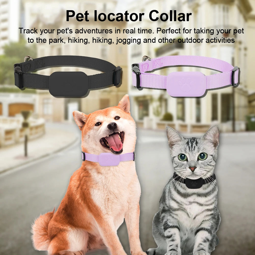 For iOS Mini GPS Tracker Battery Operated Dog Collar for Small Medium-Large Dogs