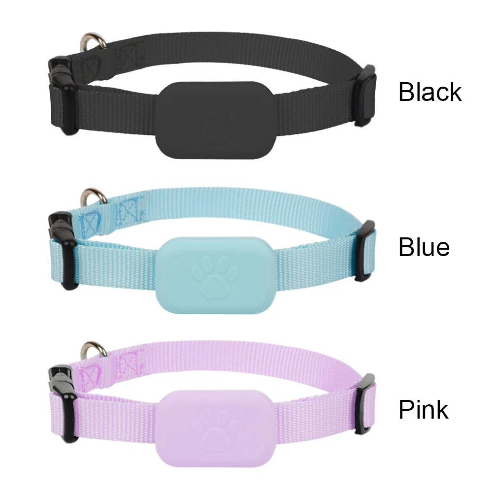 For iOS Mini GPS Tracker Battery Operated Dog Collar for Small Medium-Large Dogs