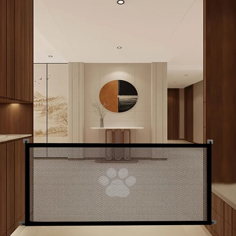 Pet Partition Safety Net Portable Polyester Net Cat Dog Indoor Obstacle Protection Net Fence Cat Screen Door Pet Supplies