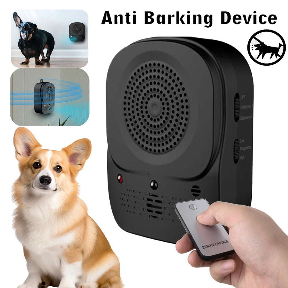 Ultrasonic Dog Barking Stop Device 4 Level Stop Barking 
 Control Devices for Small Medium-Large Dogs