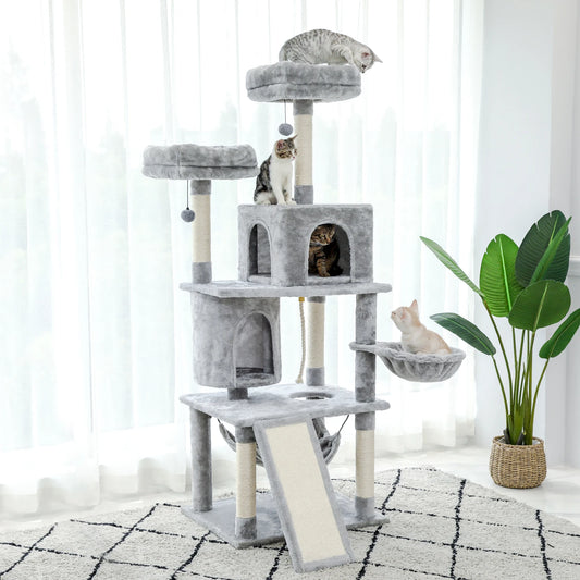 Fast Delivey Cat Tree Multilevel Cat Towers with Luxury Condos Cat Tree Tower Kitten